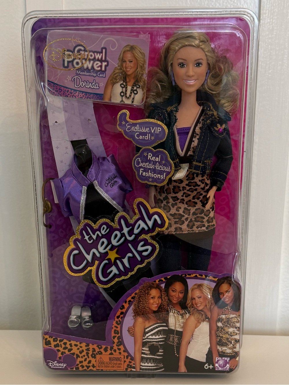 VINTAGE 2007 DISNEY CHANNEL THE CHEETAH GIRLS GROWL POWER DORINDA DOLL